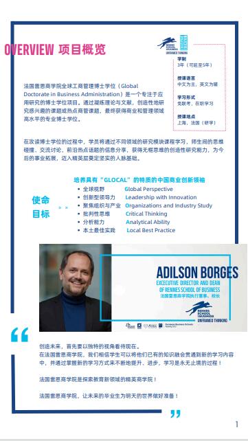 法國雷恩商學院DBA（創新管理）