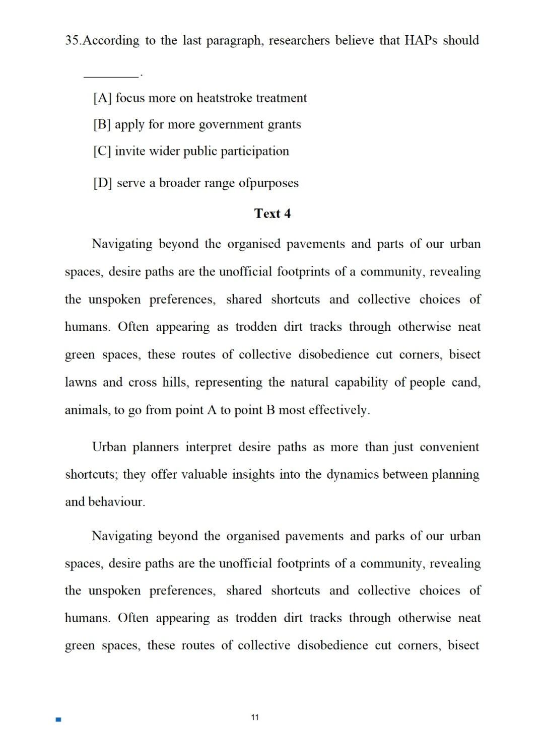 2025年考研英語(yǔ)二真題答案和解析（完整版）