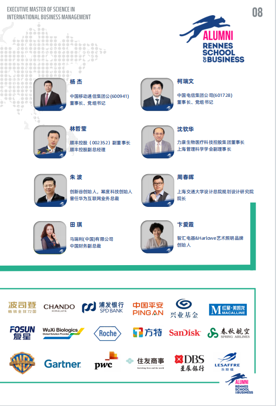 法國雷恩商學院-高級國際工商管理碩士