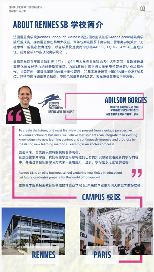 創新管理方向-全球工商管理博士（GDBA）簡章-法國雷恩商學院